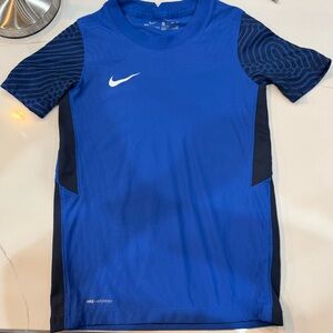 Nike Kids Blue and Black Shirt